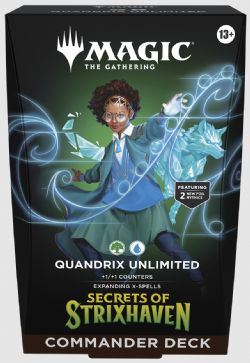 CARTES MAGIC OF THE GATHERING - MTG SECRETS OF STRIXHAVEN COMMANDER - QUANDRIX UNLIMITED